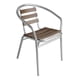 thumbnail image 3 of Juego 2 Sillas Galerias El Triunfo Tubular de Aluminio y Madera Elegante, 3 of 7