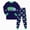boy outfits-Blue, variant on TOWED22 Toddler Boys Fall Winter Outfits 2Pcs Long Sleeve Printed Round Neck Pullover Top Elastic Waist Joggers Soft Clothes(Green,7-8 Y)
