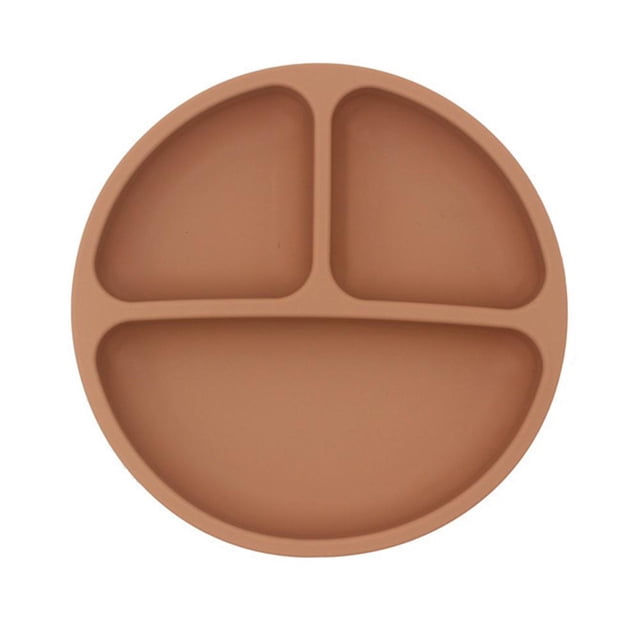Plato De Silicona Para Niños, Vajilla De Alimentación Anticaída Para Niños, Cuenco De Alimentación Para Niños Yuarrent BA001312-05