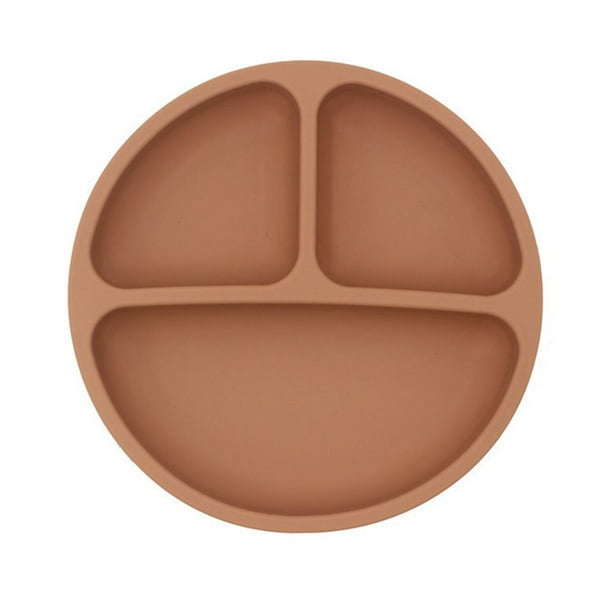 Plato De Silicona Para Niños, Vajilla De Alimentación Anticaída Para Niños, Cuenco De Alimentación Para Niños Yuarrent BA001312-05