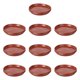 thumbnail image 1 of BRIGHTFUFU Maceta de plástico de 10 piezas, bandeja de goteo, platillo para maceta para jardinera de carnosidad, balcón de jardín, tipo 220 (rojo), 1 of 8