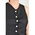 thumbnail image 4 of Blusa tipo chaleco Roman Fashion /Juvenil, 6958 (Negro) negro EG, 4 of 6