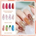 thumbnail image 4 of 6/12 Colors Gel Polish Kit Colorful Fashion Classic Nail Gel Set With 3 Bottles Of Base Coat Matte And Glossy Top Coat 8ml, for Salon Home DIY Manicure, 4 of 5