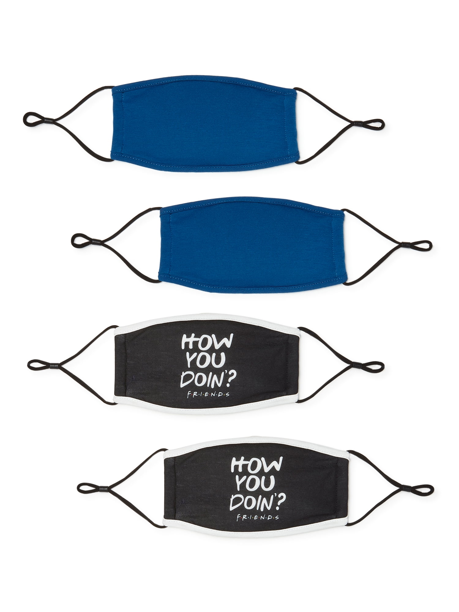 Friends "How you doin'?" 4Piece Face Mask Set