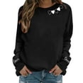 thumbnail image 4 of Ofreoo Women’s Printed Long Sleeve Sweatshirt, Crewneck Casual Pullover Top, 4 of 6