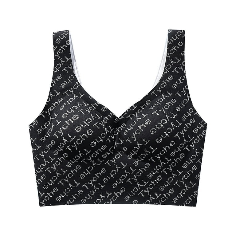 Meichang Sports Bras for Women Wireless Support T-shirt Bra Seamless Comfy  Bralettes Flex Fit Yoga Workout Bras