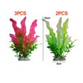 thumbnail image 2 of Plantas de acuario, plantas de acuario artificiales de 5 piezas, utilizadas para la decoración de acuarios., 2 of 5