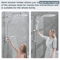 BRIGHT SHOWERS Rain Shower Heads System, Rainfall Shower Head with