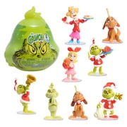 Dr. Seuss The Grinch Collectible Figures, Blind Capsule Toy with 2.75-inch Surprise Figure with Clear Base, Kids Toys by Just Play, Ages 3 and up