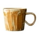 thumbnail image 1 of Taza de café con asa, taza de agua decorativa para el hogar, de cerámica para beber. marrón, 1 of 9