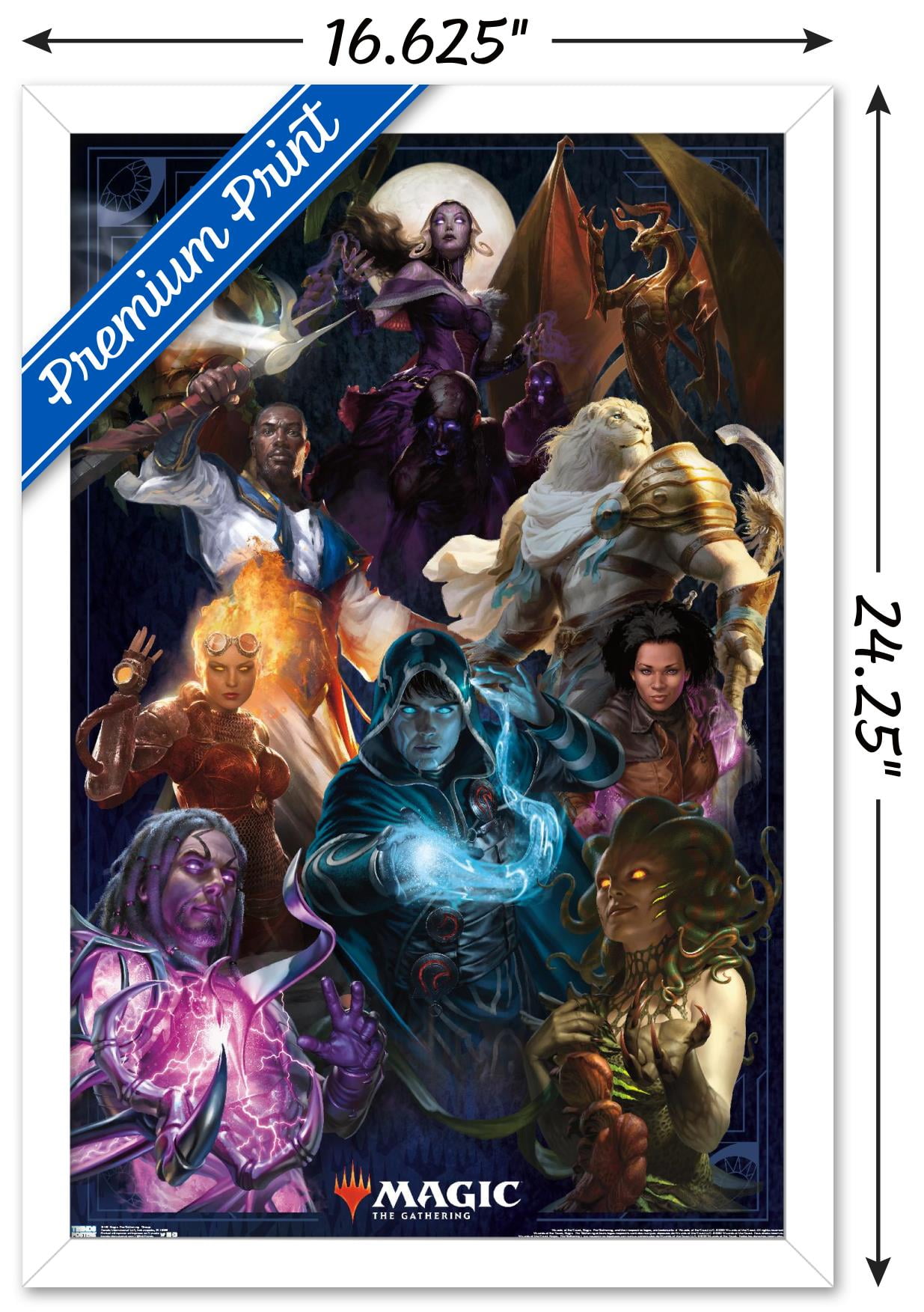 マジックザギャザリング　MAGIC THE GATHERING ポスター Magic: The Gathering - Group Wall Poster, 14.725