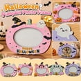 thumbnail image 2 of Oval Picture Frame Pink Pumpkin Halloween Decor Single Frame for Home Display, 2 of 6