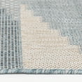thumbnail image 4 of Loomaknoti Melbourne Thistle 5' x 7' Chevron Indoor/Outdoor Area Rug , Blue, 4 of 8
