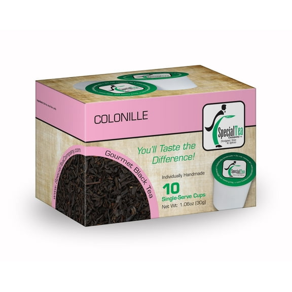 Special Tea Colonille Vietnamese Black Tea & French Vanilla, 10 ct Single Serve Cups