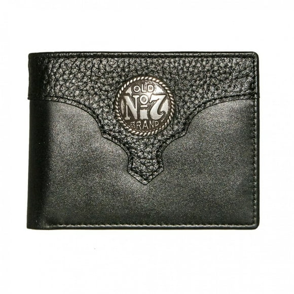 Jack Daniel's Old No. 7 Logo Leather Billfold Wallet