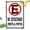 Warning Sign 3, variant on 8x12 Inch Metal Sign with "No Parking" in Spanish - Perfect for Vintage Farmhouse