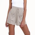 thumbnail image 1 of Nouveau Été Décontracté Cordon Taille Moyenne Large Jambe Large Shorts pour Femmes, 1 of 1