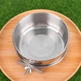 thumbnail image 6 of Bowlcage Bird Cups Feeder Hangingwater Feeding Parrot Bowls Coop Birds Dish Stainless Steel Small Animal, 6 of 6
