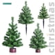 thumbnail image 2 of Árbol de Navidad de 20/25/30/40 cm, bonito mini pino verde pequeño, para ventana de centro comercial, regalos de escritorio, suministros para fiestas, festivales, para el hogar, Año Nuevo, 2 of 5