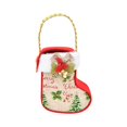 thumbnail image 3 of Bolsa de regalo navideña, bolsa de manzana, bolsa portátil para rellenar calcetines navideños, envoltorio de regalo reutilizable Calcetín, 3 of 9