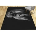 thumbnail image 3 of Entry Rug, Animal Rug, Portrait of a African Lion Rugs, Lion Photo Rug, Gift For Him Rug, Thick Rug, Large Rug, Black Rug, Indoor Rugs, 2.6'x4' - 80x120 cm, 3 of 8
