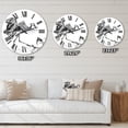 thumbnail image 4 of Designart 1 in Quartz Traditional Wall Clock, 4 of 5