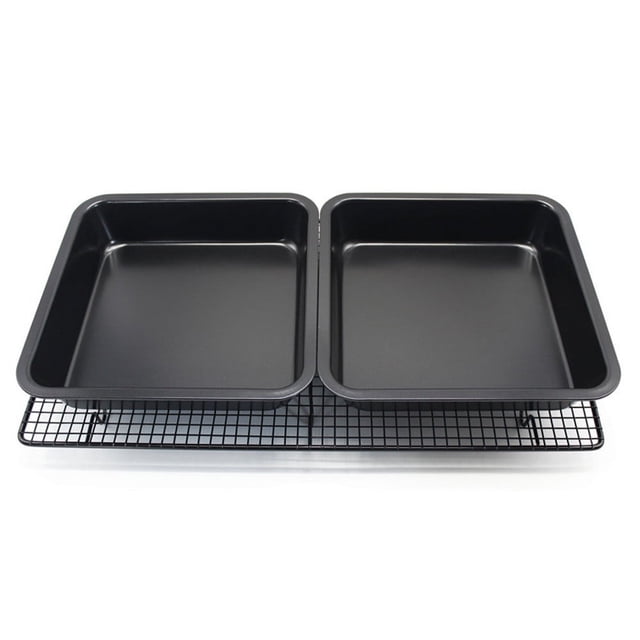 8 Inch Square Baking Pan Mini Square Cake Pan 8 Inch Cake Baking Pan Non-Stick Bakeware Cake Make Pan