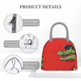 thumbnail image 4 of Fotbe Cool Crocodile With Sunglasses Bolsa de Almuerzo con Estampado, Lonchera Aislada, Contenedor de Comida Reutilizable Tipo Cooler a Prueba de Fugas, 4 of 6