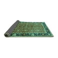 thumbnail image 2 of Ahgly Company Indoor Rectangle Oriental Turquoise Blue Industrial Area Rugs, 3' x 5', 2 of 4