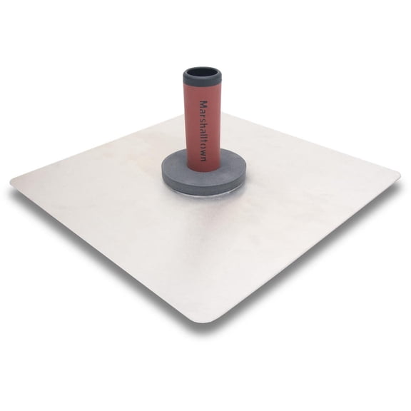 MARSHALLTOWN 5205D Hawk, 8Inch Magnesium Blade, Includes Callus Preventer and DuraSoft Handle, Masonry, Drywall, Magnesium Blade Holds Mud, Mortar or Compound Flat