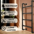 thumbnail image 2 of 4-Step Wall-Mounted Ladder – Basement Egress Window Well Exit – 4 Rung Wall-Fixed Ladder, 2 of 9