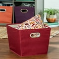 HoneyCanDo Medium Storage Bin, Red