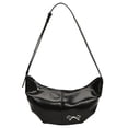 thumbnail image 1 of Bolso Dumpling Crescent Bag Mujer Lazo Metal Cuero PU Correa Ajustable Hobo, 1 of 9