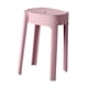 thumbnail image 4 of Taburete redondo de tocador, diseño de moda, fácil de mover, taburete apilable simple para Rosa, 4 of 9