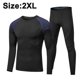 thumbnail image 1 of Ropa interior térmica para hombre, conjunto de parte superior e inferior con forro polar y capa base para clima frío, 1 of 8