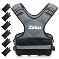 thumbnail image 1 of Chaleco pesado ZELUS ajustable de 5 a 9 kg para hombre y mujer, color gris, 1 of 7