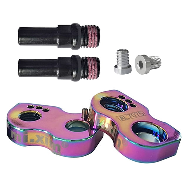 Eigraketly Adaptador extensor de pinza de freno Mi.Xim Bicycles V Modificación de aleación de aluminio Reemplazo del convertidor de extensión Type2 NO2