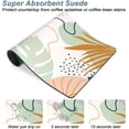 thumbnail image 2 of Coffee Mat, 16"x24" Boho Theme Coffee Bar Mat for Coffee Station Accessories and Organizer, Absorbent Dish Drying for Kitchen Counter, Cute Boho Tropical Leaves Bar Decor Coffee Machine Mat, 2 of 6