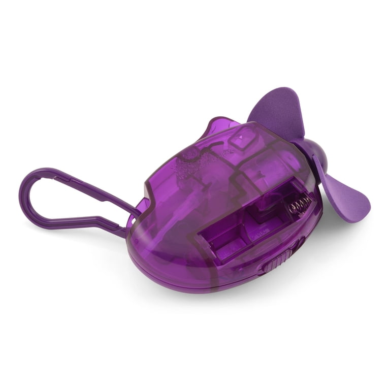 O2COOL Carabiner Keychain Personal Water Misting Fan, Raspberry