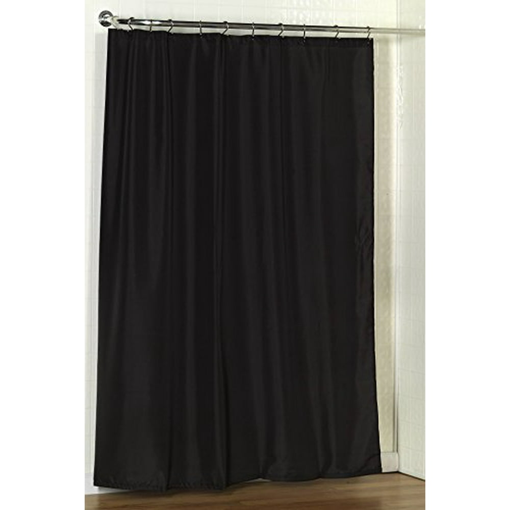 Royal Bath Water Repellant Fabric Shower Curtain Liner with Weighted