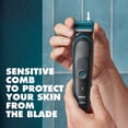 thumbnail image 4 of Cortadora de vello púbico Gillette Intimate Manscape para hombre, impermeable, 4 of 7
