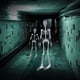 thumbnail image 5 of Hanging Luminous Skeleton Scary Halloween Skeleton [跃星辉]未处理知产万圣节夜光骷髅架恐怖鬼屋场景布置用品（袋装，配件如图） 2pcs（32厘米） ANGGREK Scary Halloween Skeleton, 5 of 8