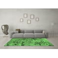 thumbnail image 3 of Ahgly Company Indoor Rectangle Abstract Green Modern Area Rugs, 8' x 10', 3 of 4