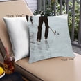 thumbnail image 1 of Ahgly Company Sports Ice Hockey Outdoor Throw Pillow, 18 inch by 18 inch, 1 of 6