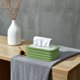 thumbnail image 5 of Caja dispensadora de pañuelos de silicona con presión automática hacia abajo | Dispensador moderno para sala o comedor | Silicona duradera y fácil de limpiar | 20x13.5x11 cm | Azul, blanco, verde, 5 of 6