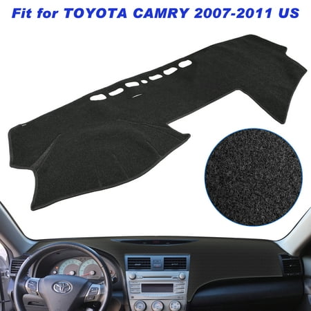 TSV Dashboard Mat Sun Cover For 2007-2011 Toyota Camry Carpet Dash