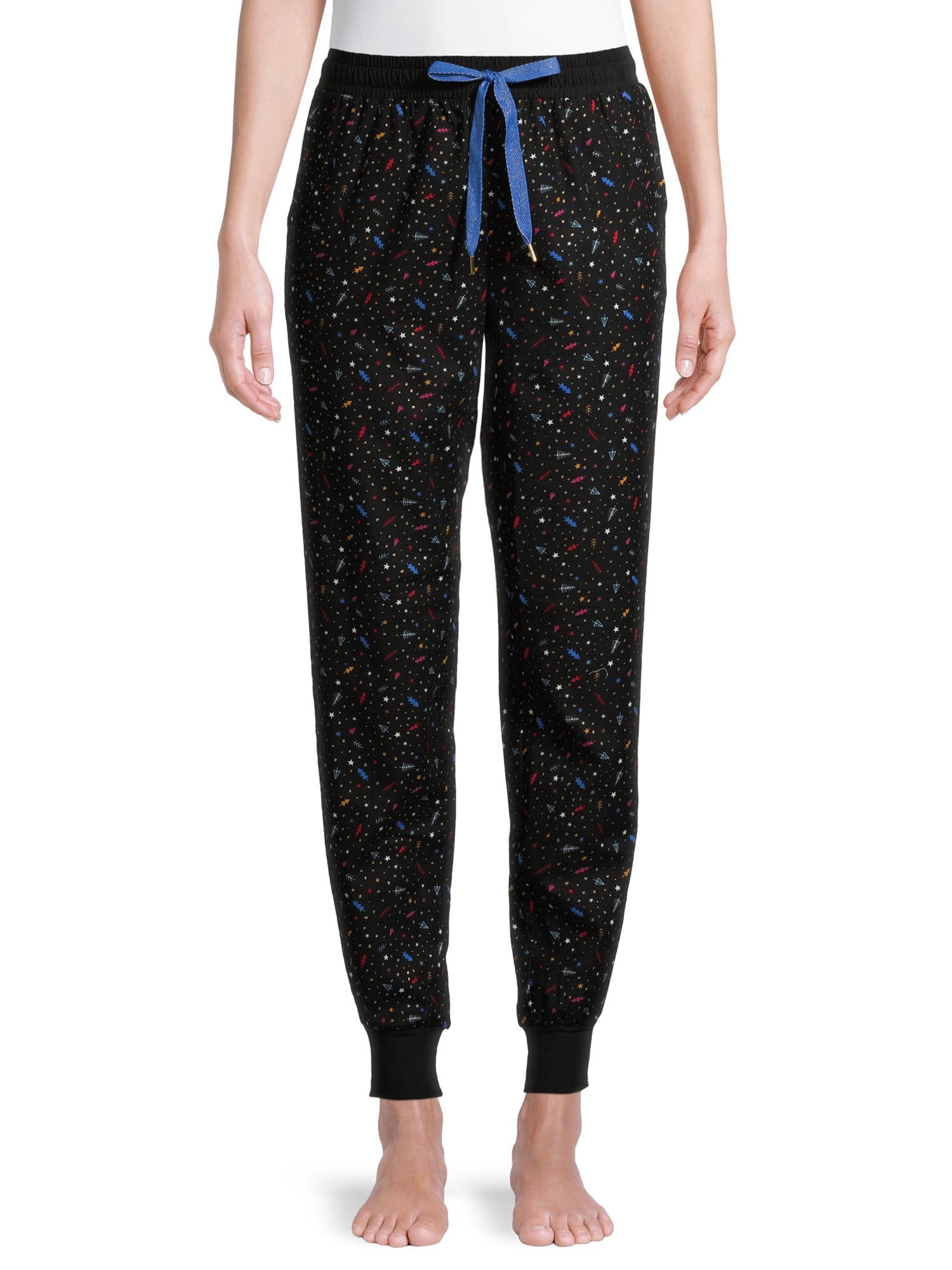 Trees Flannel Joggers 