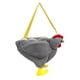 thumbnail image 2 of Bolso de hombro Macarena de peluche de pollo gris para mujer, 2 of 7