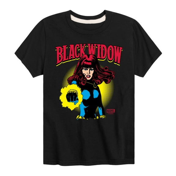 Marvel - Black Widow Logo - Toddler And Youth Short Sleeve Graphic T-Shirt