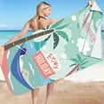 thumbnail image 2 of HomeDM Clearance! Beach Towel,Sand Free Microfiber Beach Towel 30”x60”Super Absorbent Swim Beach Towels for Kids,Women,Men,Boys, Girls, 2 of 3